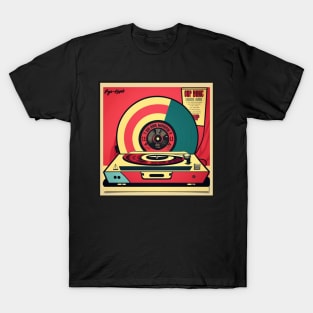 Vintage Record Player Music T-Shirt